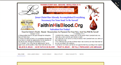 Desktop Screenshot of faithinhisblood.org
